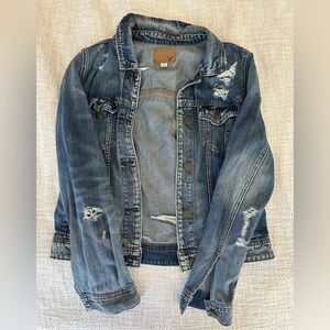 American Eagle - Distressed Denim Jacket - Size M